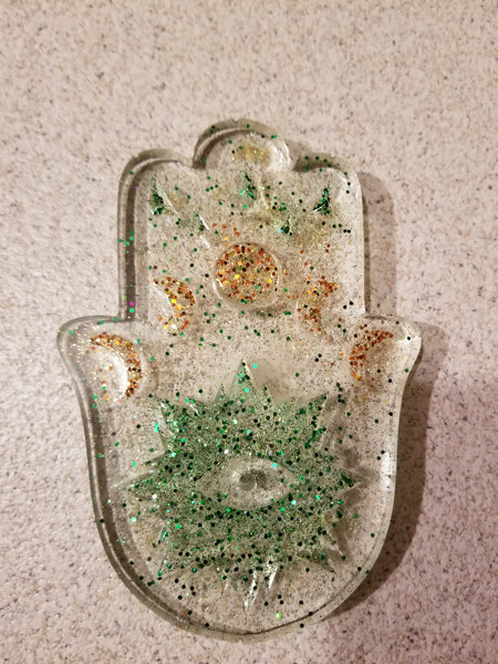 Hamsa Incense Holder