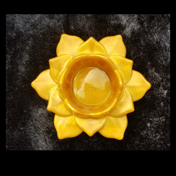 Lotus Flower Energy Stone Bowl/ Candle Holder